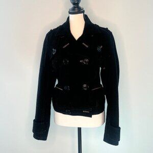 American Eagle Women's Shell Multi Button Jacket with Pockets, Size Medium